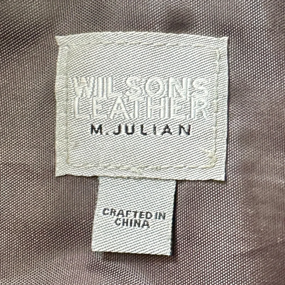 Wilsons Leather M Julian Brown Leather Large Messenger Bag Laptop Briefcase